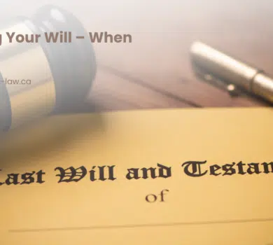 Updating Your Will – When and Why